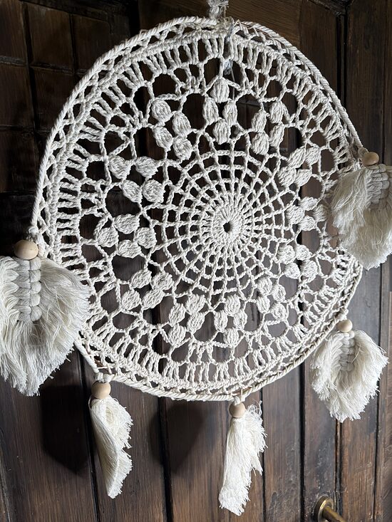 BALTO LAPU MANDALA | SIENAS DEKORS