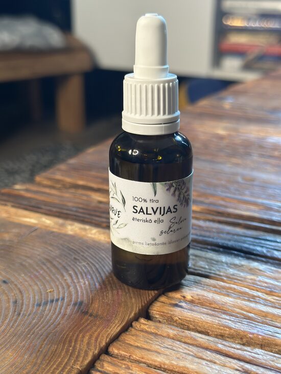 SALVIJAS ĒTERISKĀ EĻĻA 30ML