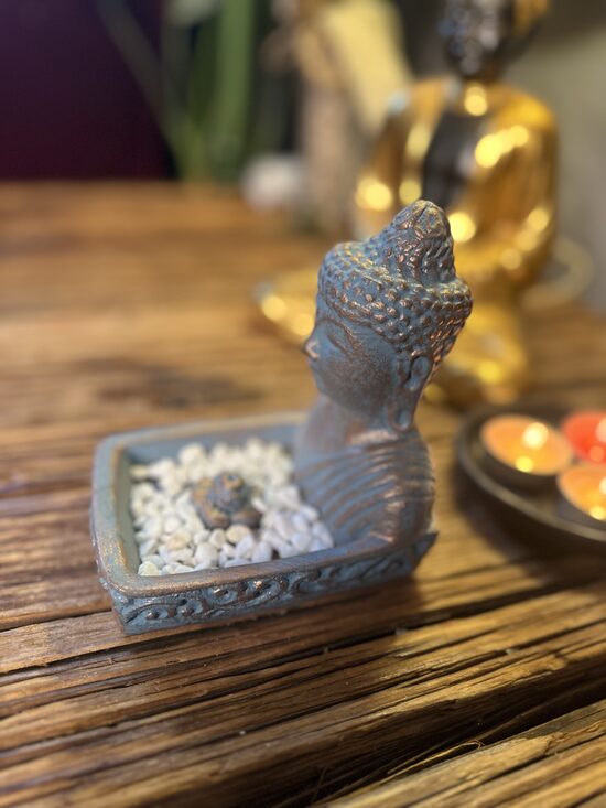 BUDA - VĪRAKA TURĒTĀJS (zils ar bronzu)
