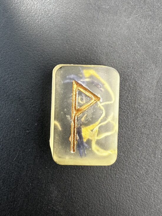 RŪNU TALISMANS WUNJO. PRIEKAM, HARMONIJAI UN IEKŠĒJAI LAIMEI