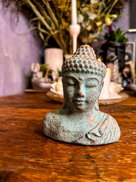 BUDAS STATUJA (tirkīza ar bronzu)