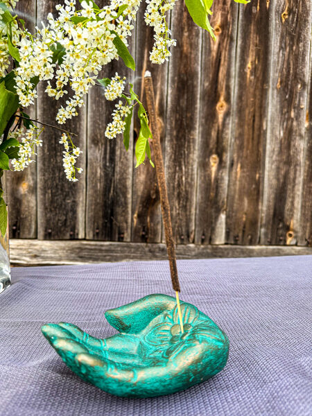 PLAUKSTA - vīraka turētājs (spilgti zaļa)