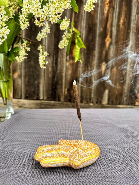 HAMSA PLAUKSTA - vīraka turētājs (zelta 3)