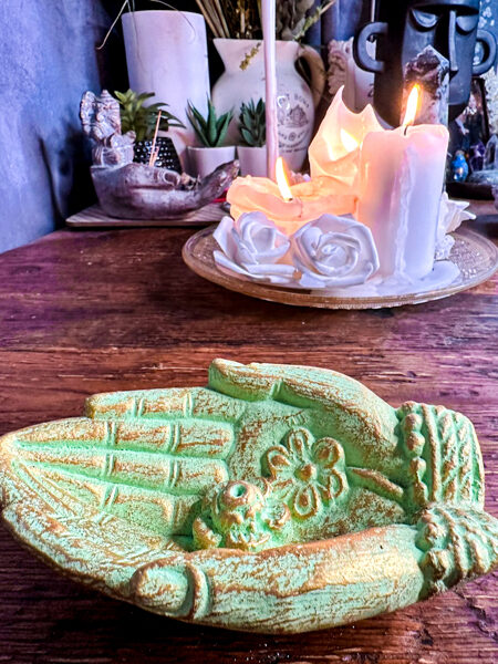 PLAUKSTAS - vīraka turētājs (gaiši zaļas)